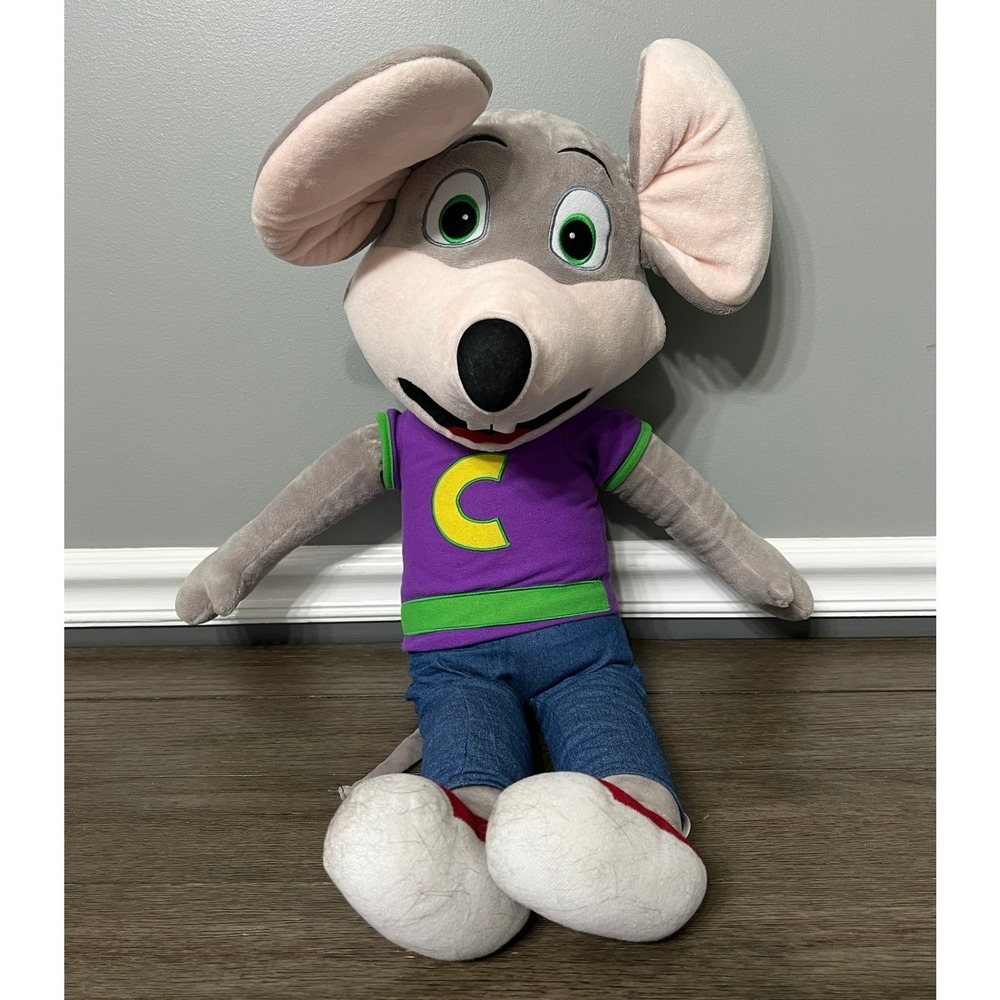 Chuck‎ E. Cheese Plush Doll Fun Express Large Stuffed Animal Toy
